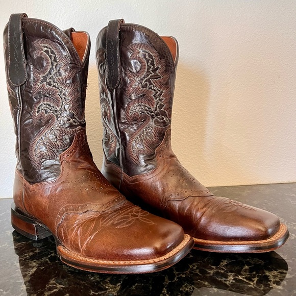 Dan Post Other - DAN POST MEN'S 11" FRANKLIN BROWN LEATHER SQUARE TOE WESTERN BOOT